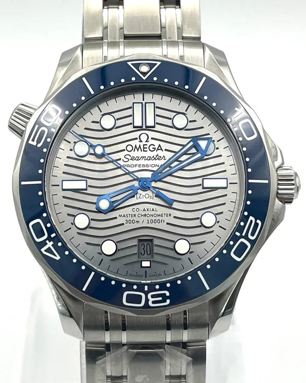 2025 Omega Seamaster Diver 300M 42MM Grey Dial Steel Bracelet (210.30.42.20.06.001)