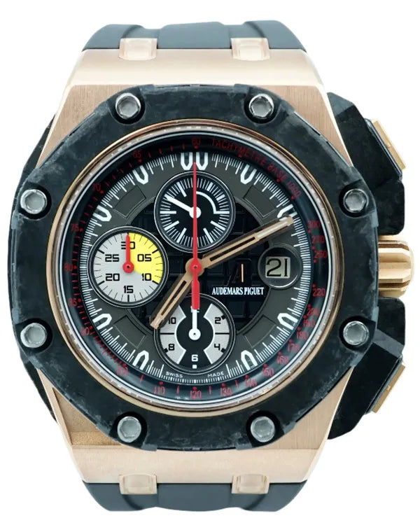 2011 Audemars Piguet Royal Oak Offshore Grand Prix L.E. 44MM Black Dial Rubber Strap (26290RO.OO.A001VE.01)