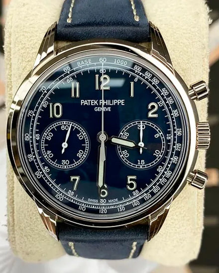 2021 Patek Philippe Complications 41MM Blue Dial Leather Strap (5172G)