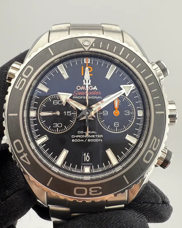 2015 Omega Seamaster Planet Ocean 600M 45.5MM Black Dial Steel Bracelet (232.30.46.51.01.003)