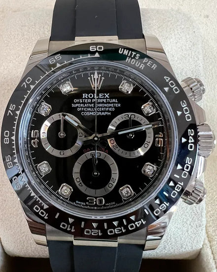 2023 Rolex Cosmograph Daytona 40MM Black Dial Oysterflex Strap (116519LN)