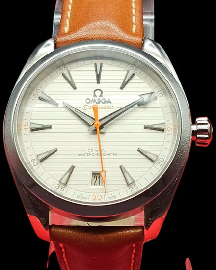 2021 Omega Seamaster Aqua Terra 150M 41MM Silver Dial Leather Strap (220.12.41.21.02.001)