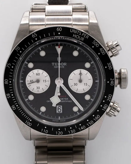 2024 Tudor Black Bay Chrono 41MM Black Dial Steel Bracelet (79360N)