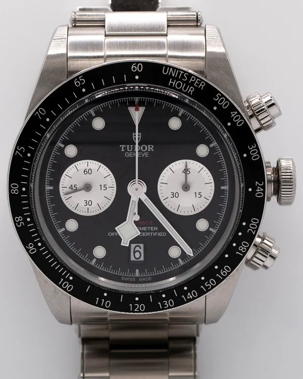 2024 Tudor Black Bay Chrono 41MM Black Dial Steel Bracelet (79360N)