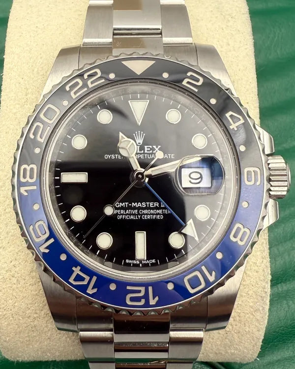 2017 Rolex GMT-Master II "Batman" 40MM Black Dial Oyster Bracelet (116710BLNR)