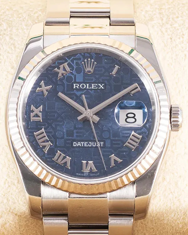 Rolex Datejust 36MM Blue "Jubilee" Dial Oyster Bracelet (116234)