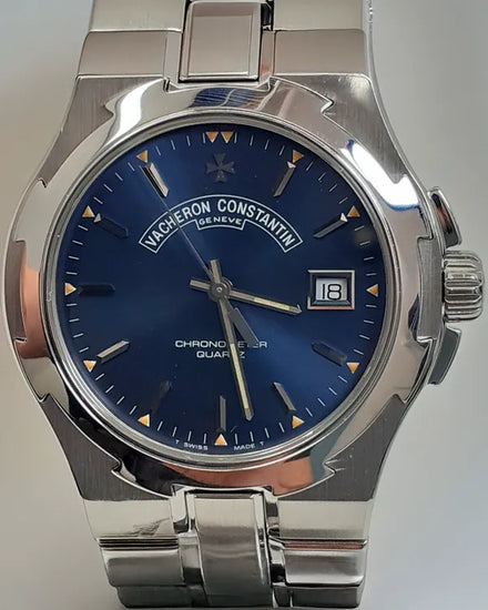 Vacheron Constantin Overseas 37MM Quartz Blue Dial Steel Bracelet (72040)
