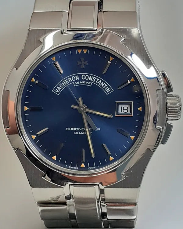 Vacheron Constantin Overseas 37MM Quartz Blue Dial Steel Bracelet (72040)