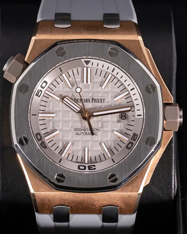 Audemars Piguet Royal Oak Offshore Diver Japan L.E. 42MM Grey Dial Rubber Strap (15711OI.OO.A006CA.01)