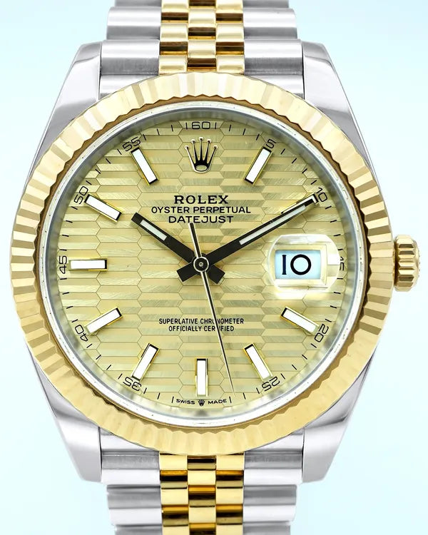 Rolex Datejust 41MM Champagne Dial Two-Tone Jubilee Bracelet (126333)