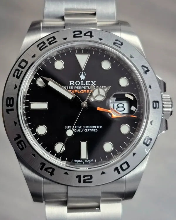 2019 Rolex Explorer II 42MM Black Dial Oyster Bracelet (216570)