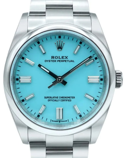 2023 Rolex Oyster Perpetual 36MM Turquoise Dial Oyster Bracelet (126000)