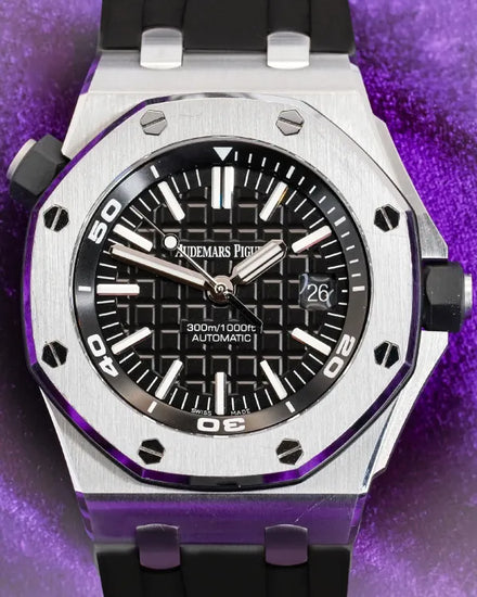 2019 Audemars Piguet Royal Oak Offshore Diver 42MM Black Dial Rubber Strap (15710ST.OO.A002CA.01)