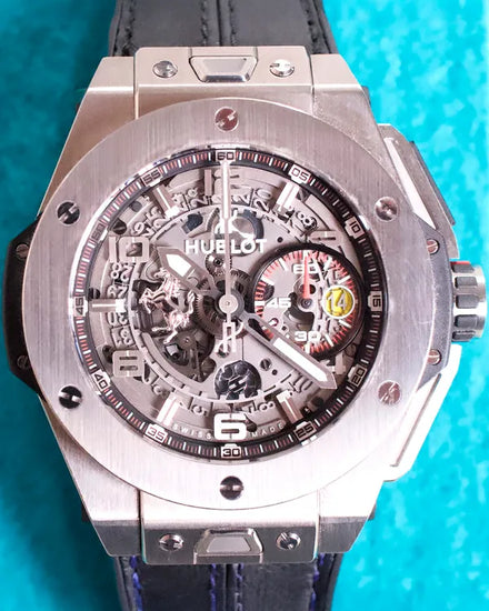 Hublot Big Bang "Ferrari" L.E. 45MM Skeleton Dial Leather Strap (401.NX.0123.VR)