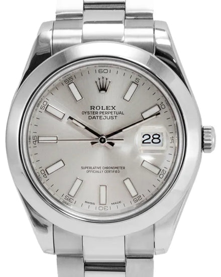 Rolex Datejust II 41MM Silver Dial Oyster Bracelet (116300)