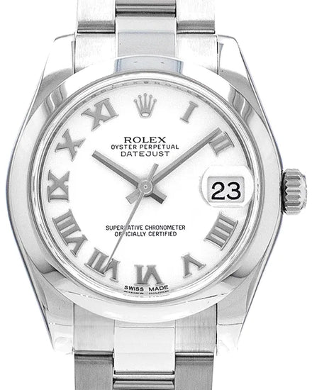 2015 Rolex Datejust 31MM White Dial Oyster Bracelet (178240)
