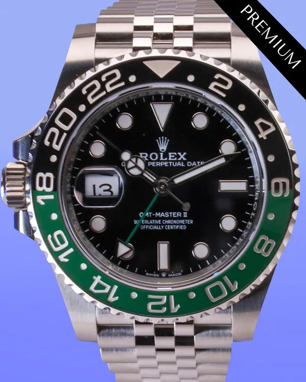 2025 Rolex GMT-Master II "Sprite" 40MM Black Dial Jubilee Bracelet (126720VTNR)