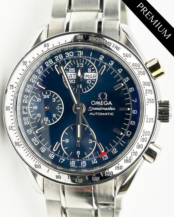Omega Speedmaster Day-Date 39MM Blue Dial Steel Bracelet (3523.80.00)
