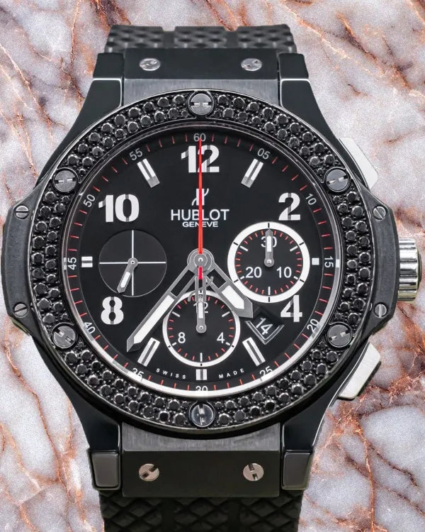 2013 Hublot Big Bang "Black Magic" 44MM Black Dial Rubber Strap (301.CV.130.RX.110)