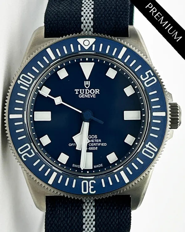 No Reserve - 2025 Tudor Pelagos FXD 42MM Blue Dial Textile Strap (25707B/24)