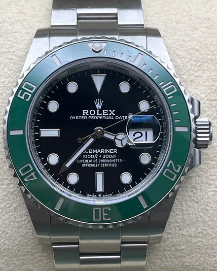 No Reserve - 2022 Rolex Submariner "Starbucks" 41MM Black Dial Oyster Bracelet (126610LV)