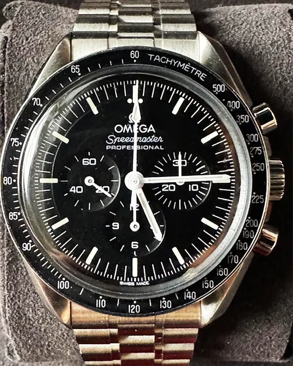 2023 Omega Speedmaster Professional Moonwatch 42MM Black Dial Steel Bracelet (310.30.42.50.01.001)