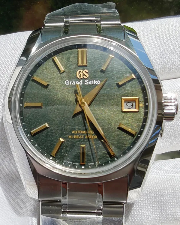 2025 Grand Seiko Heritage Collection "Rikka Early Summer" 40MM Green Dial Steel Bracelet (SBGH271)
