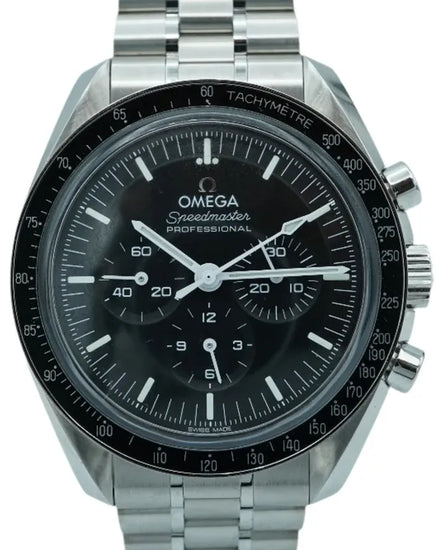 2025 Omega Speedmaster Professional Moonwatch 42MM Black Dial Steel Bracelet (310.30.42.50.01.001)