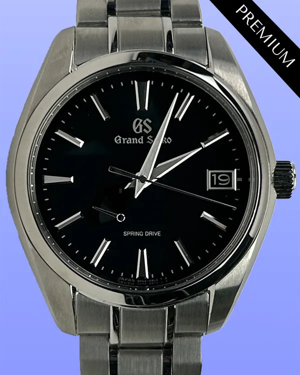 No Reserve - 2021 Grand Seiko Heritage Collection 41MM Black Dial Steel Bracelet (SBGA203)