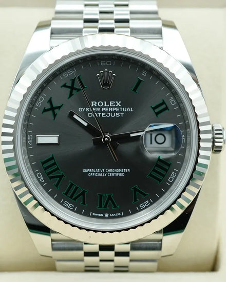 2025 Rolex Datejust "Wimbledon" 41MM Slate Dial Jubilee Bracelet (126334)