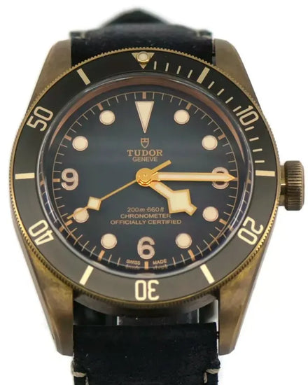2019 Tudor Black Bay Bronze 43MM Grey Dial Leather Strap (79250BA)