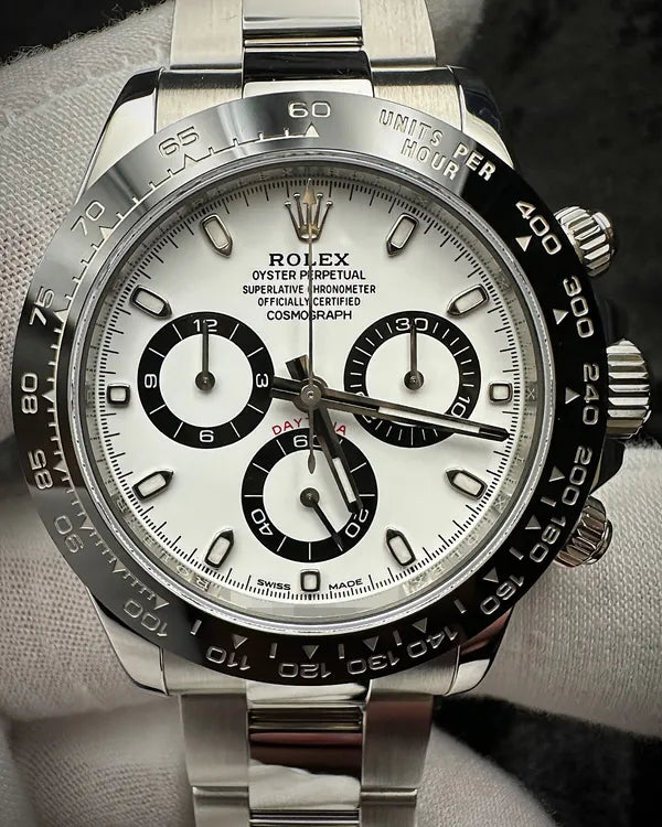 2017 Rolex Cosmograph Daytona "Panda" 40MM White Dial Oyster Bracelet (116500LN)