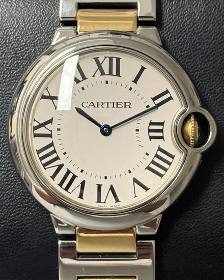 Cartier Ballon Bleu 36MM Quartz Silver Dial Two-Tone Bracelet (3005)