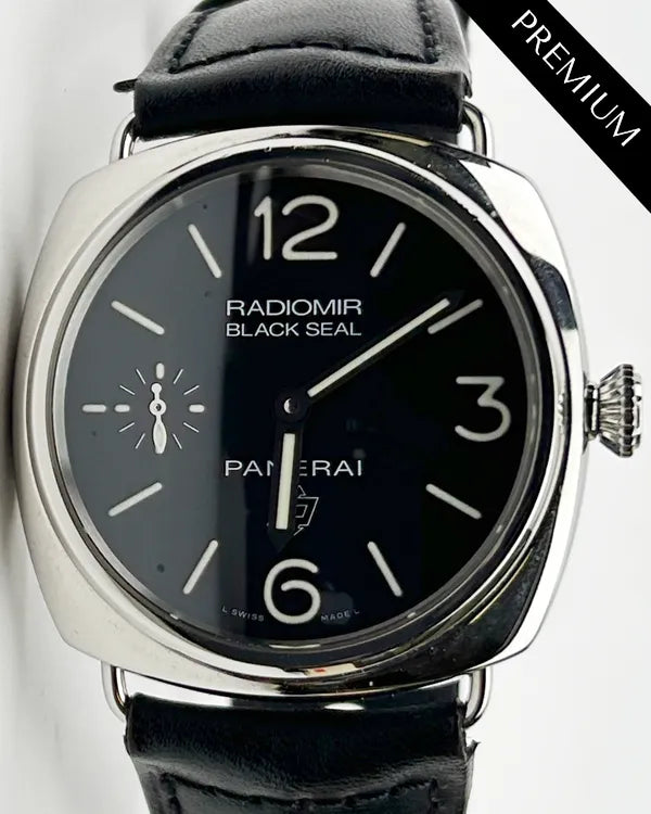 Panerai Radiomir Black Seal 45MM Black Dial Leather Strap (PAM00380)