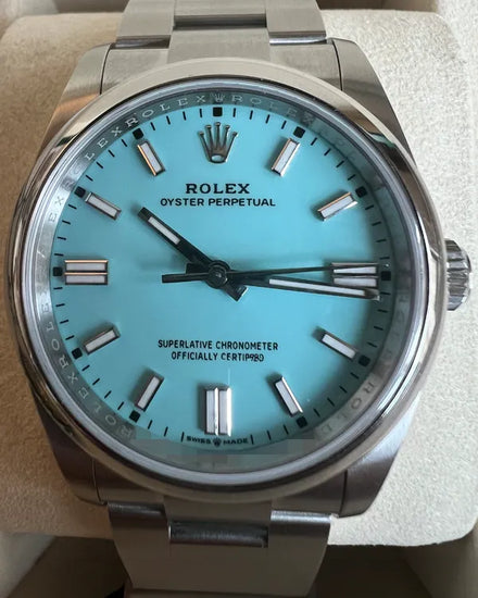 2025 Rolex Oyster Perpetual 36MM Blue Dial Oyster Bracelet (126000)