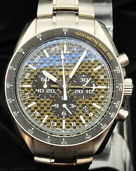 Omega Speedmaster HB-SIA 44.25MM Black Carbon Fiber Dial Titanium Bracelet (321.90.44.52.01.001)