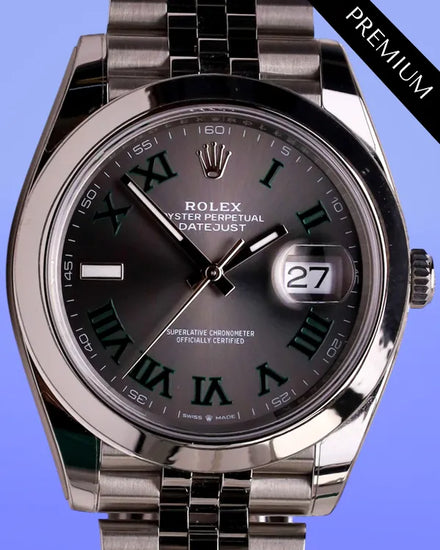 2025 Rolex Datejust "Wimbledon" 41MM Slate Dial Jubilee Bracelet (126300)