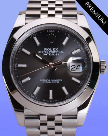 2025 Rolex Datejust 41MM Slate Dial Jubilee Bracelet (126300)