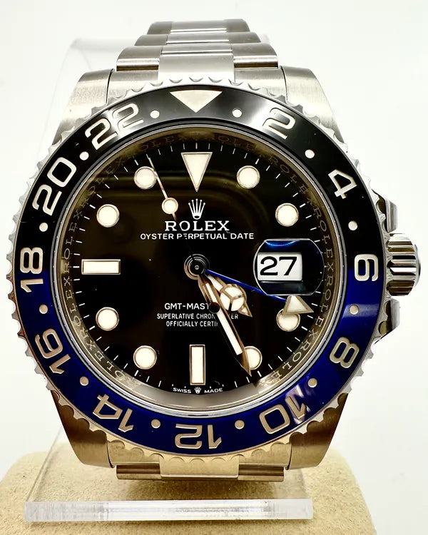 2025 Rolex GMT-Master II "Batman" 40MM Black Dial Oyster Bracelet (126710BLNR)