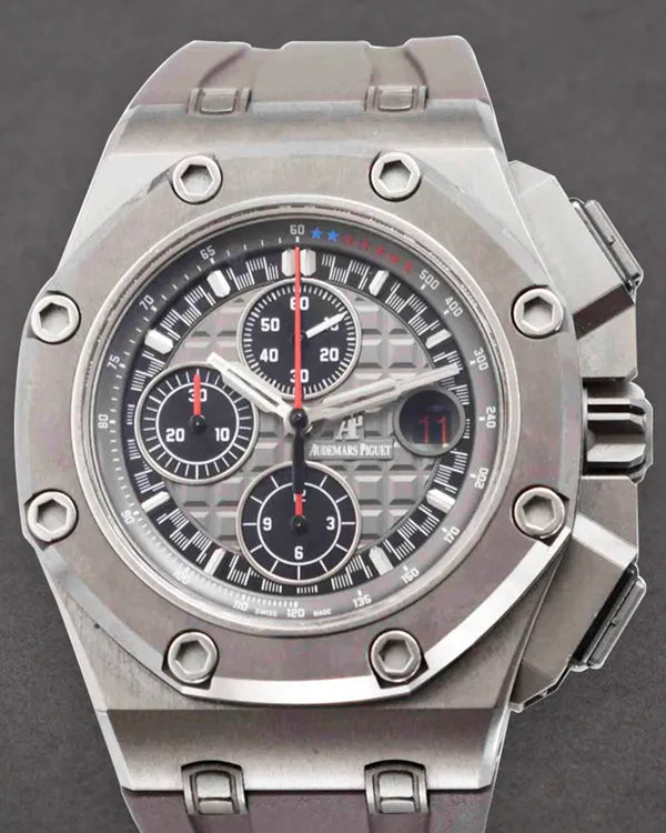 Audemars Piguet Royal Oak Offshore "Michael Schumacher" 44MM Grey Dial Rubber Strap (26568IM.OO.A004CA.01)