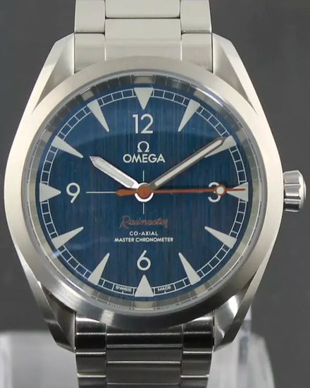 2020 Omega Seamaster Railmaster 40MM Blue Dial Steel Bracelet (220.10.40.20.03.001)