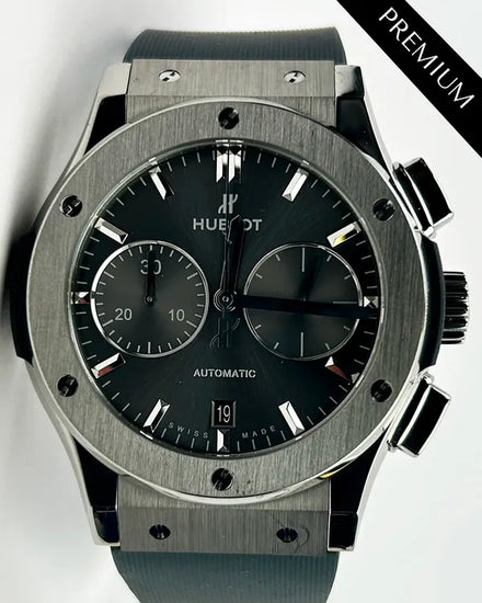 2021 Hublot Classic Fusion Racing 45MM Grey Dial Rubber Strap (521.NX.7071.LR)