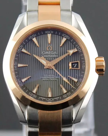 Omega Seamaster Aqua Terra 30MM Grey Dial Two-Tone Bracelet (231.20.30.20.06.001)