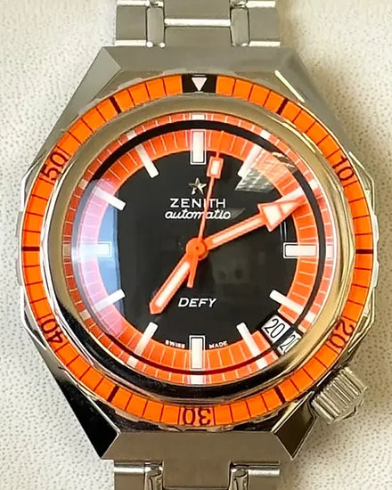 2025 Zenith Defy Revival 37MM Black Dial Steel Bracelet (03.A3648.670/21.M3648)