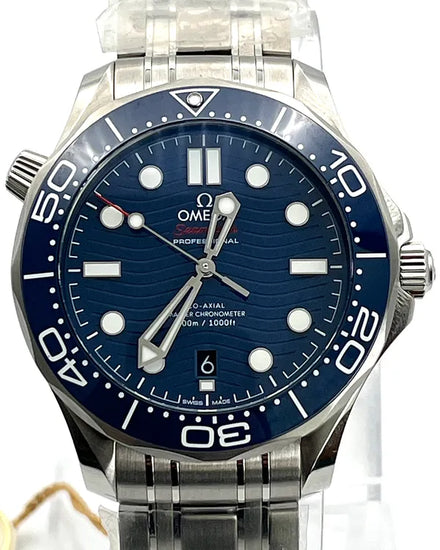 2025 Omega Seamaster Diver 300M 42MM Blue Dial Steel Bracelet (210.30.42.20.03.001)