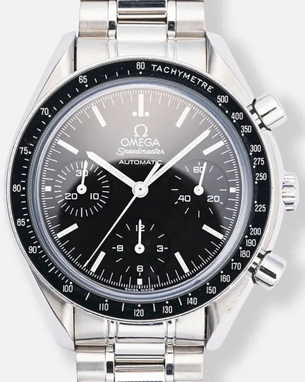 2013 Omega Speedmaster Reduced 39MM Black Dial Steel Bracelet (3539.50.00)