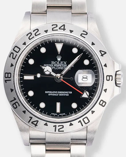 2008 (M Serial) Rolex Explorer II 40MM Black Dial Oyster Bracelet (16570)