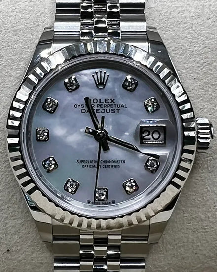2025 Rolex Lady-Datejust 28MM Mother of Pearl Dial Jubilee Bracelet (279174)