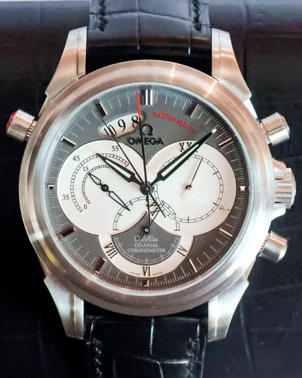 Omega De Ville Trésor 41MM Grey Dial Leather Strap (4848.40.31)