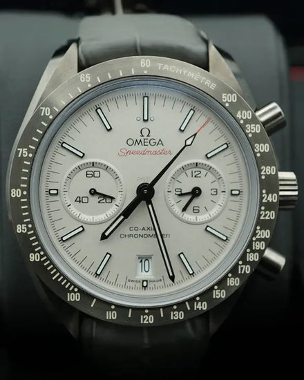 Omega Speedmaster Dark Side of the Moon "Grey Side" 44.25MM Grey Dial Leather Strap (311.93.44.51.99.001)